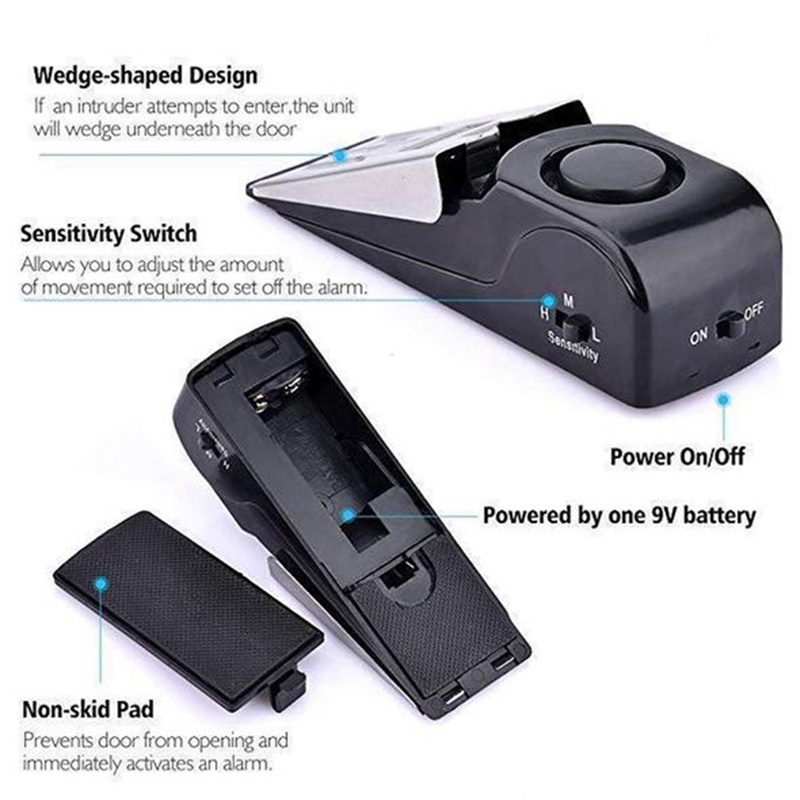 Wireless Door Stop Alarm Lock  - Door Stop Alarm recension och pris