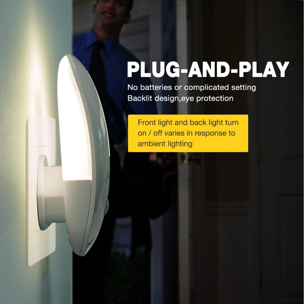 SENSKY  Motion Sensor LED Nigh - Power Outage Light recension och pris